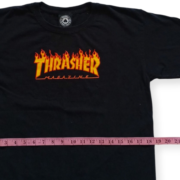 TRASHER MAGAZINE SAN FRANCISCO YOUTH  BLACK T-SHIRT. SIZE L - Picture 6 of 15